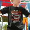 Funny Kids Shirt Run For Your Life Because My Grandpa Is Coming