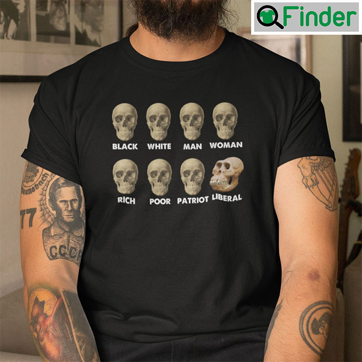 Liberal Skull Monkey Shirt Liberal Skull Monkey Shirt