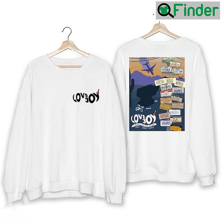Lovejoy Across The Pond Tour Dates 2023 Sweatshirt Lovejoy Across The Pond Tour Dates 2023 Sweatshirt