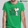 Snoopy Im Not Irish But Kiss Me Anyway Shirt
