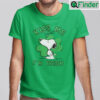 Snoopy Kiss Me Im Irish Shirt