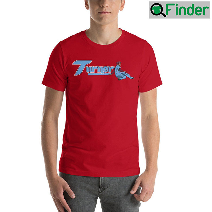 Trea Turner Slide Powder Blue Font Unisex Tee shirt Trea Turner Slide Powder Blue Font Unisex Tee shirt
