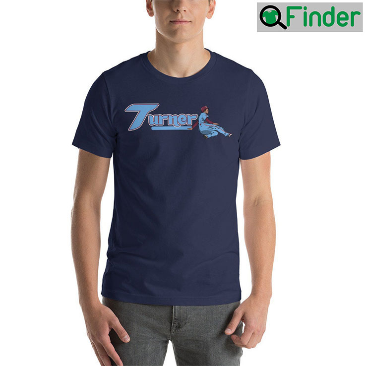 Trea Turner Slide Powder Blue Font Unisex shirt Trea Turner Slide Powder Blue Font Unisex shirt