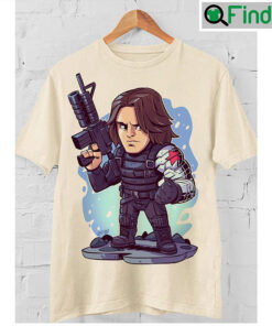 Vintage Bucky Barnes Cartoon Marvel Comics Shirt For Fans