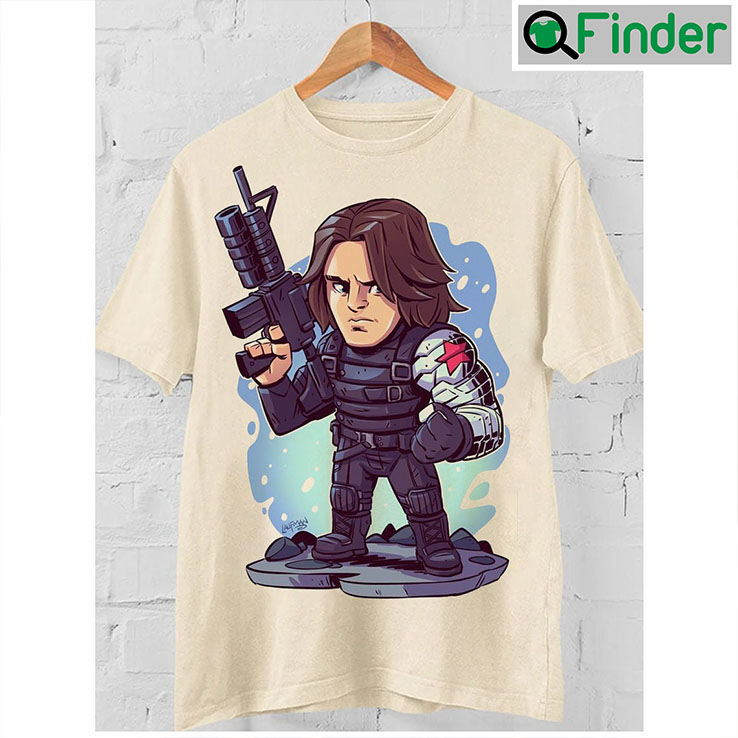 Vintage Bucky Barnes Cartoon Marvel Comics Shirt For Fans Vintage Bucky Barnes Cartoon Marvel Comics Shirt For Fans