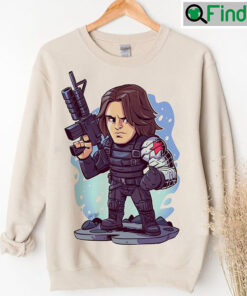 Vintage Bucky Barnes Cartoon Marvel Comics Sweatshirt For Fans