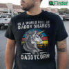 Vintage Daddy Unicorn Shirt In The World Full Of Daddy Sharks