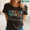 Vintage Nurse T Shirt Noun Definition