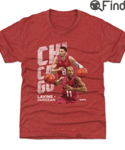 Chicago Basketball DeMar DeRozan Zach LaVine Duo Tee shirt