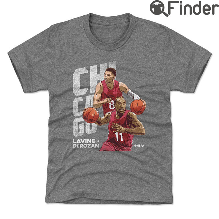 Chicago Basketball DeMar DeRozan Zach LaVine Duo Tee Chicago Basketball DeMar DeRozan Zach LaVine Duo Tee