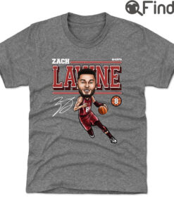 Chicago Basketball Zach LaVine Cartoon T Shirt