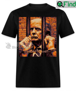 Donald Trump In Prison Jail Indicted President Arrested Unisex Classic T Shirt