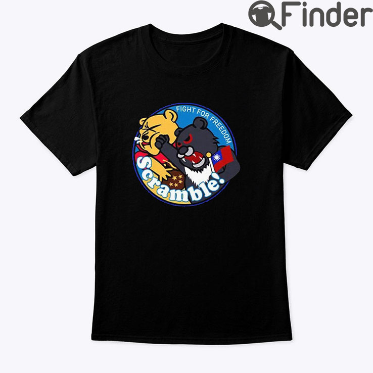 Fight For Freedom Scramble Taiwan Air Force Badge Embroidered T shirt Fight For Freedom Scramble Taiwan Air Force Badge Embroidered T shirt