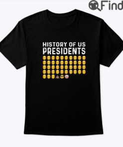 History Of US Presidents Shirt Pro Trump Joe Biden Clown Emoji