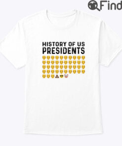 History Of US Presidents Unisex Shirt Pro Trump Joe Biden Clown Emoji