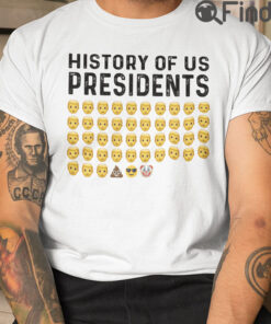 History Of US Presidents Unisex T Shirt Pro Trump Joe Biden Clown Emoji