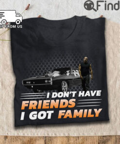 I Dont Have Friends Got Family Funny T Shirt