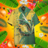 Legendary Pokemon Duo Type Dragon Flying Mega Rayquaza Custom Hawaii Button T Shirt