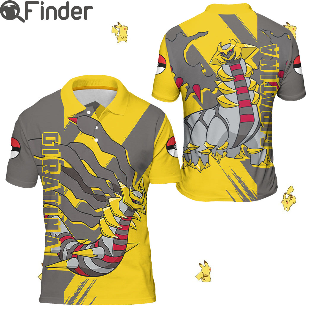 Legendary Pokemon Duo Type Ghost Dragon Giratina Custom Polo Shirts Legendary Pokemon Duo Type Ghost Dragon Giratina Custom Polo Shirts
