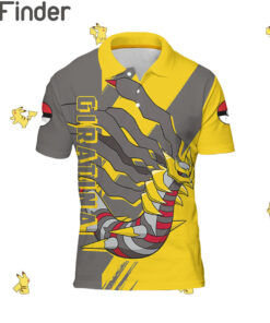 Legendary Pokemon Duo Type Ghost Dragon Giratina Custom Polo T Shirt