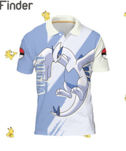 Legendary Pokemon Duo Type Psychic Flying Lugia Custom Polo T Shirts