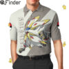 Legendary Pokemon Duo Type Steel Psychic Solgaleo Polo Shirt