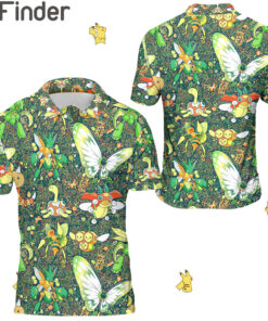 Pokemon Bug Type Custom Polo Shirts
