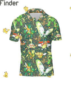 Pokemon Bug Type Custom Polo T Shirt
