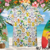 Pokemon Chibi Cute Custom Hawaii Button Shirt
