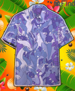 Pokemon Dragon Type Custom Hawaii Button T Shirts