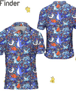 Pokemon Dragon Type Custom Polo Shirts