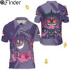 Pokemon Duo Type Ghost Poison Mega Gengar Custom Polo T Shirts