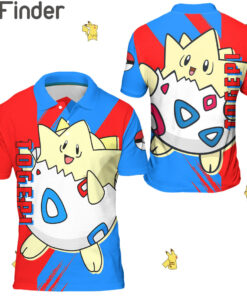 Pokemon Duo Type Normal Fairy Type Togepi Custom Polo Shirts