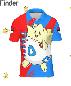 Pokemon Duo Type Normal Fairy Type Togepi Custom Polo T Shirt