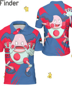 Pokemon Duo Type Psychic Fairy Mr.Mine Custom Polo Shirts
