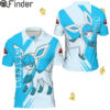 Pokemon Eevee Evolution Ice Type Glaceon Custom Polo Shirt