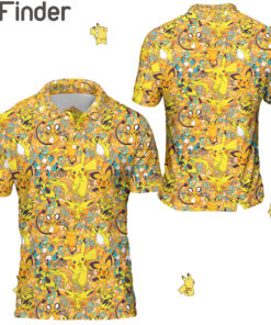 Pokemon Electric Type Custom Polo Shirts