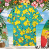 Pokemon Electric Type Pikachu Custom Hawaii Button Shirt