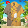 Pokemon Electric Type Raichu Custom Hawaii Button T Shirts