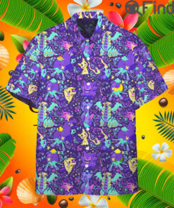 Pokemon Ghost Type Custom Hawaii Button T Shirts