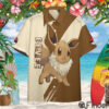 Pokemon Normal Type Eevee Custom Hawaii Button Shirt