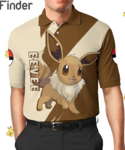 Pokemon Normal Type Eevee Custom Polo T Shirt