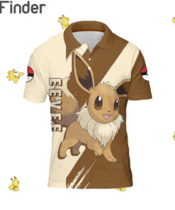 Pokemon Normal Type Eevee Custom Polo T Shirts