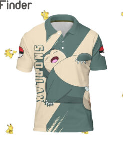 Pokemon Normal Type Snorlax Custom Polo T Shirt