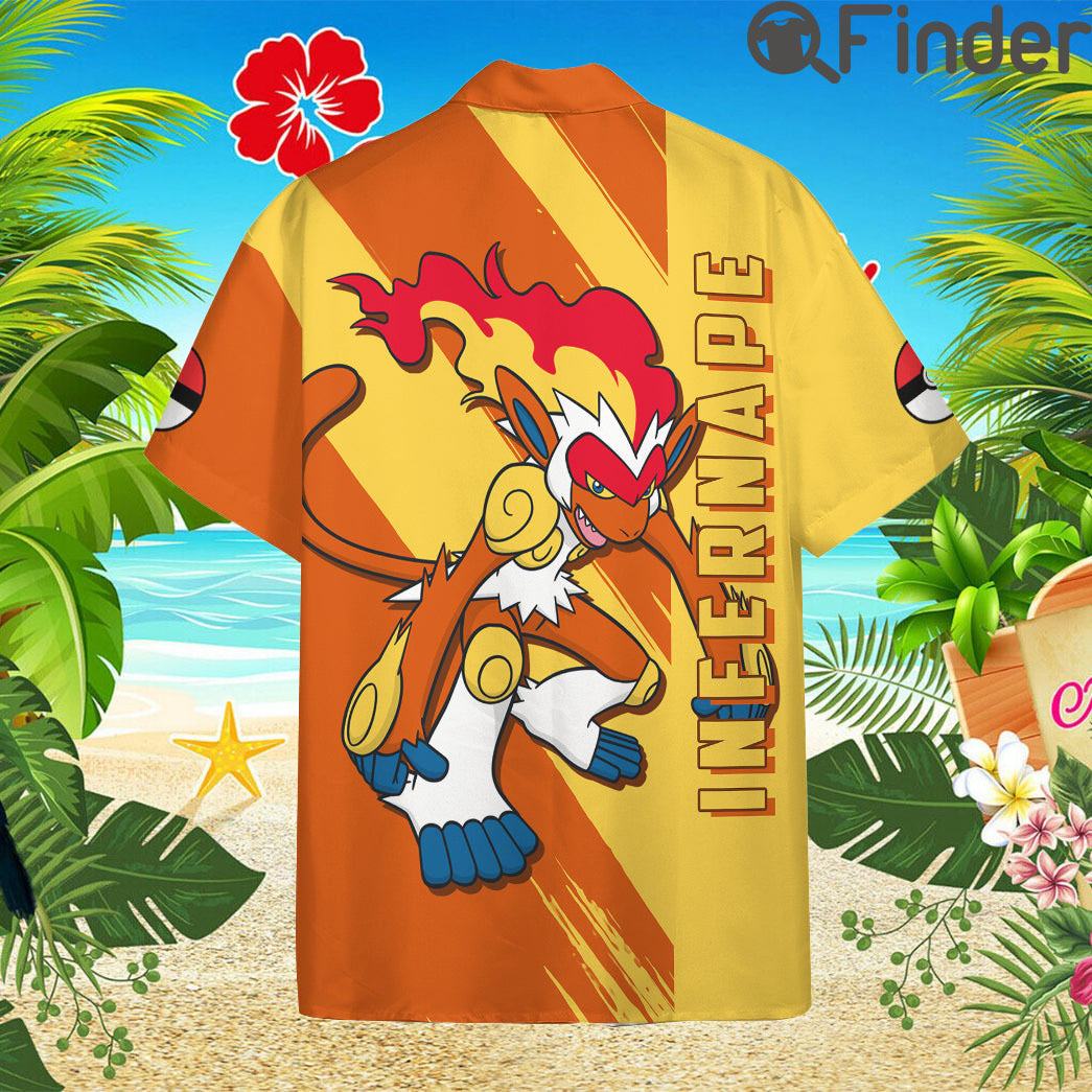 Pokemon Starter Duo Type Fire Fighting Custom Hawaii Button T Shirts Pokemon Starter Duo Type Fire Fighting Custom Hawaii Button T Shirts