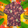 Pokemon Starter Fire Type Custom Hawaii Button T Shirt