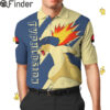 Pokemon Starter Fire Type Typhlosion Custom Polo Shirt