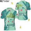 Pokemon Starter Grass Type Bulbasaur Custom Polo Shirt
