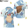 Pokemon Starter Water Blastoise Custom Polo Shirts