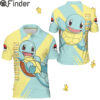 Pokemon Starter Water Type Squirtle Custom Polo Shirts